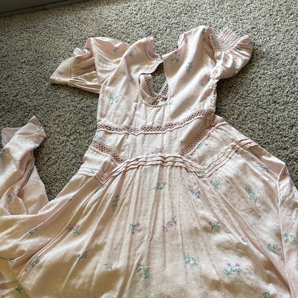 Free People Pink Floral Maxi Dress - Picture 2 of 4